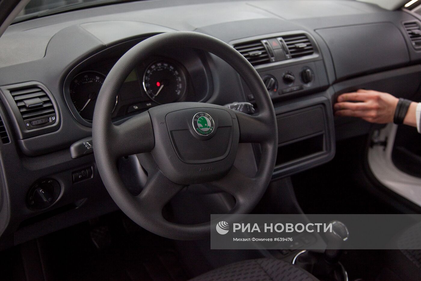Презентация автомобиля Skoda Fabia FL на заводе в Калуге