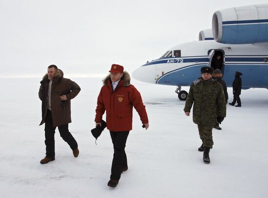 Владимир Путин посетил архипелаг Земля Франца-Иосифа