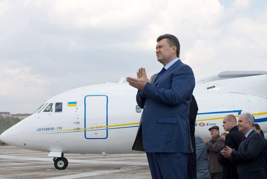 Президент Украины Виктор Янукович посетил ГП "Антонов"