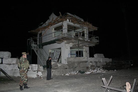 Взрыв на посту ДПС в Дагестане