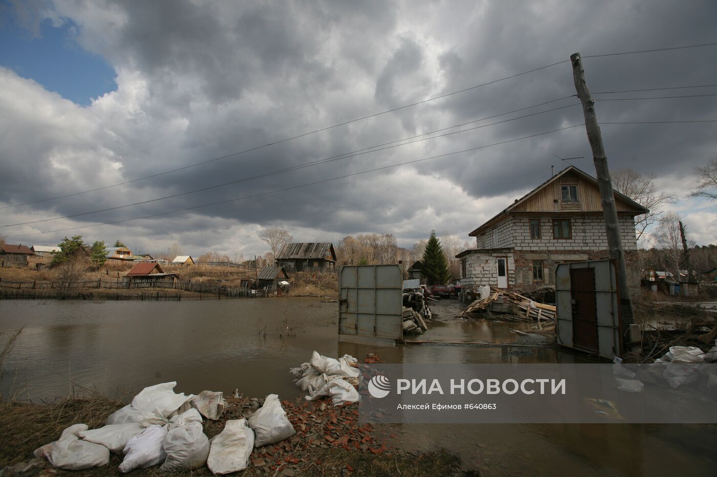 Паводок в Новосибирской области
