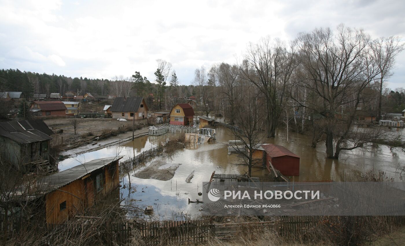 Паводок в Новосибирской области