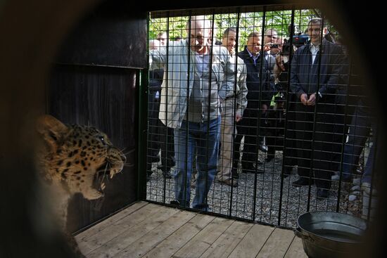 Владимир Путин посетил Сочинский национальный парк