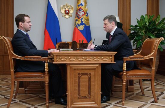 Дмитрий Медведев и Дмитрий Козак