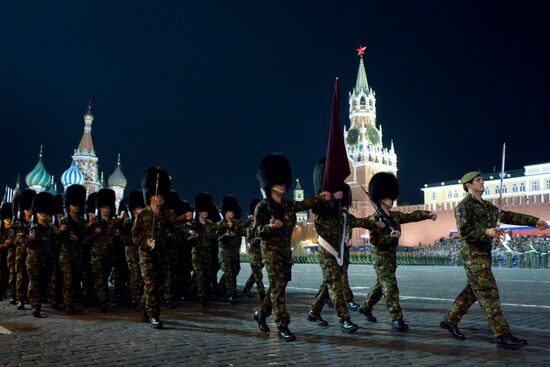 Репетиция Парада Победы на Красной Площади