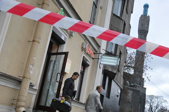 В магазине при мечети в Санкт-Петербурге взорвали гранату
