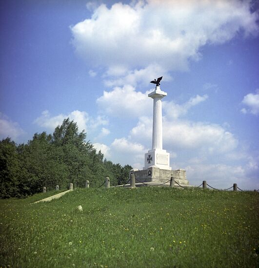 Памятник Егерскому полку и матросам на Бородинском поле