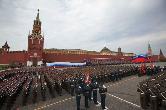 Генеральная репетиция парада Победы