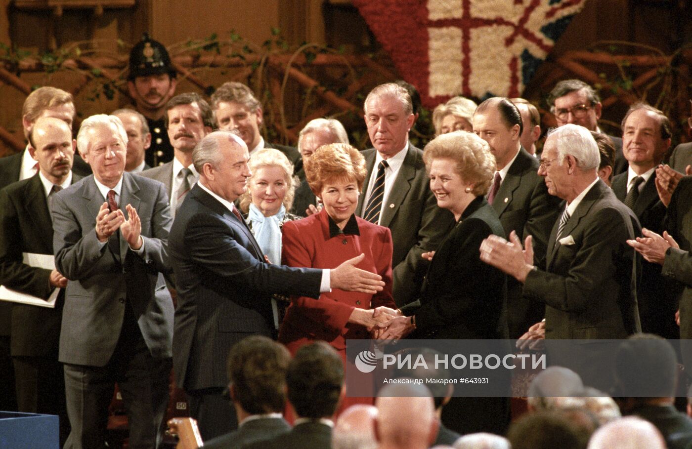 Награды горбачева. Горбачев Тэтчер 1989.