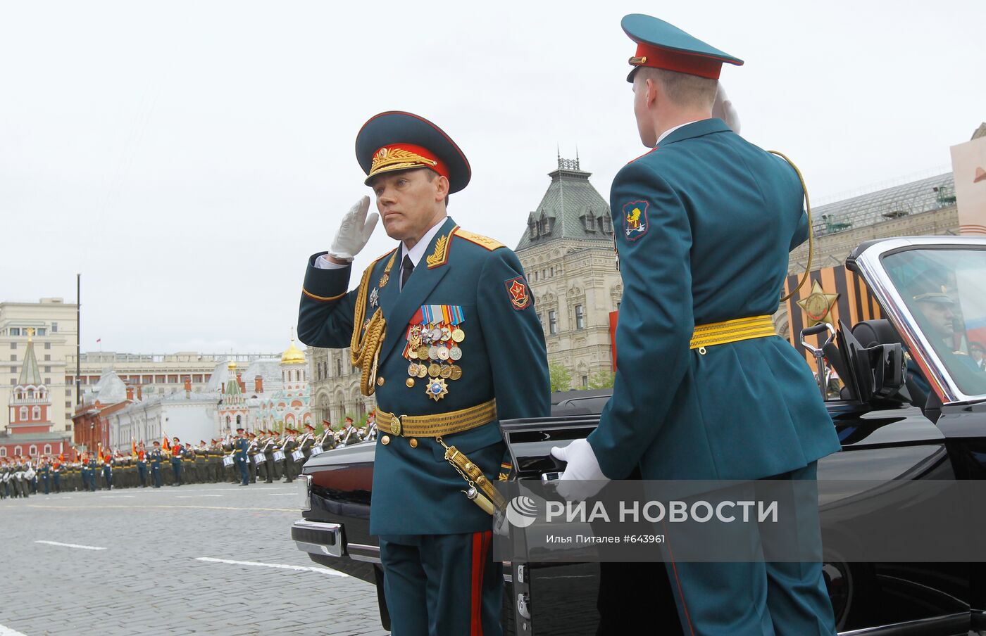 Генеральная репетиция парада Победы