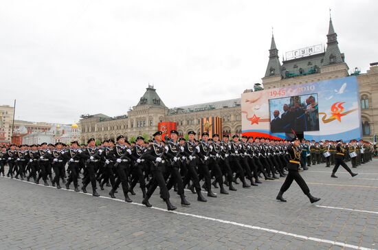 Генеральная репетиция парада Победы