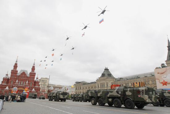 Генеральная репетиция парада Победы