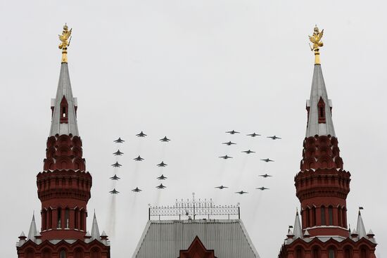 Генеральная репетиция парада Победы