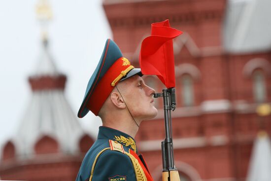 Генеральная репетиция парада Победы