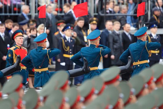 Генеральная репетиция парада Победы