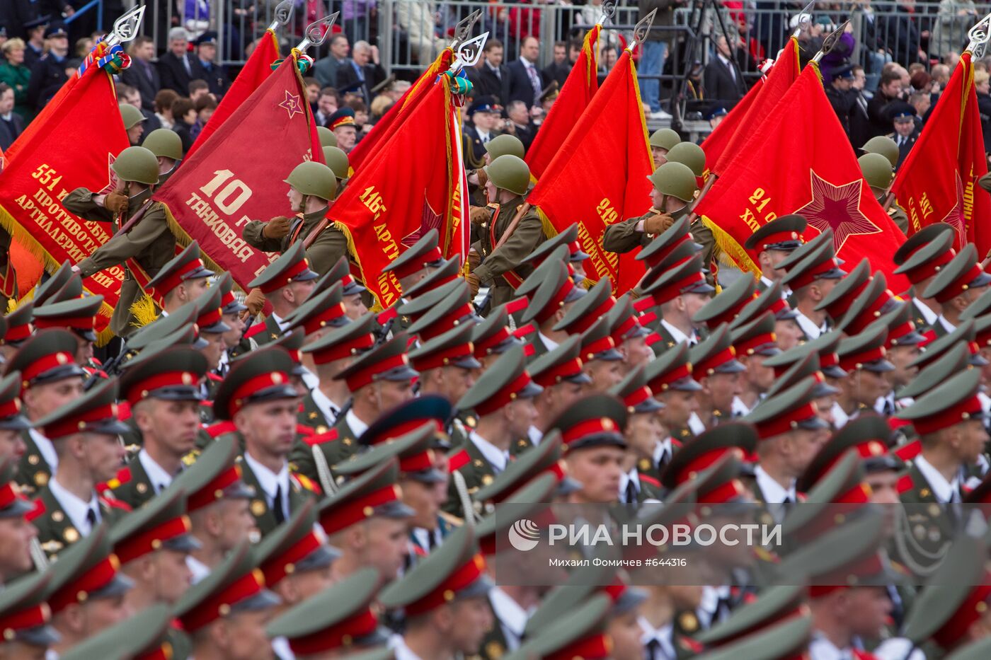 Генеральная репетиция парада Победы