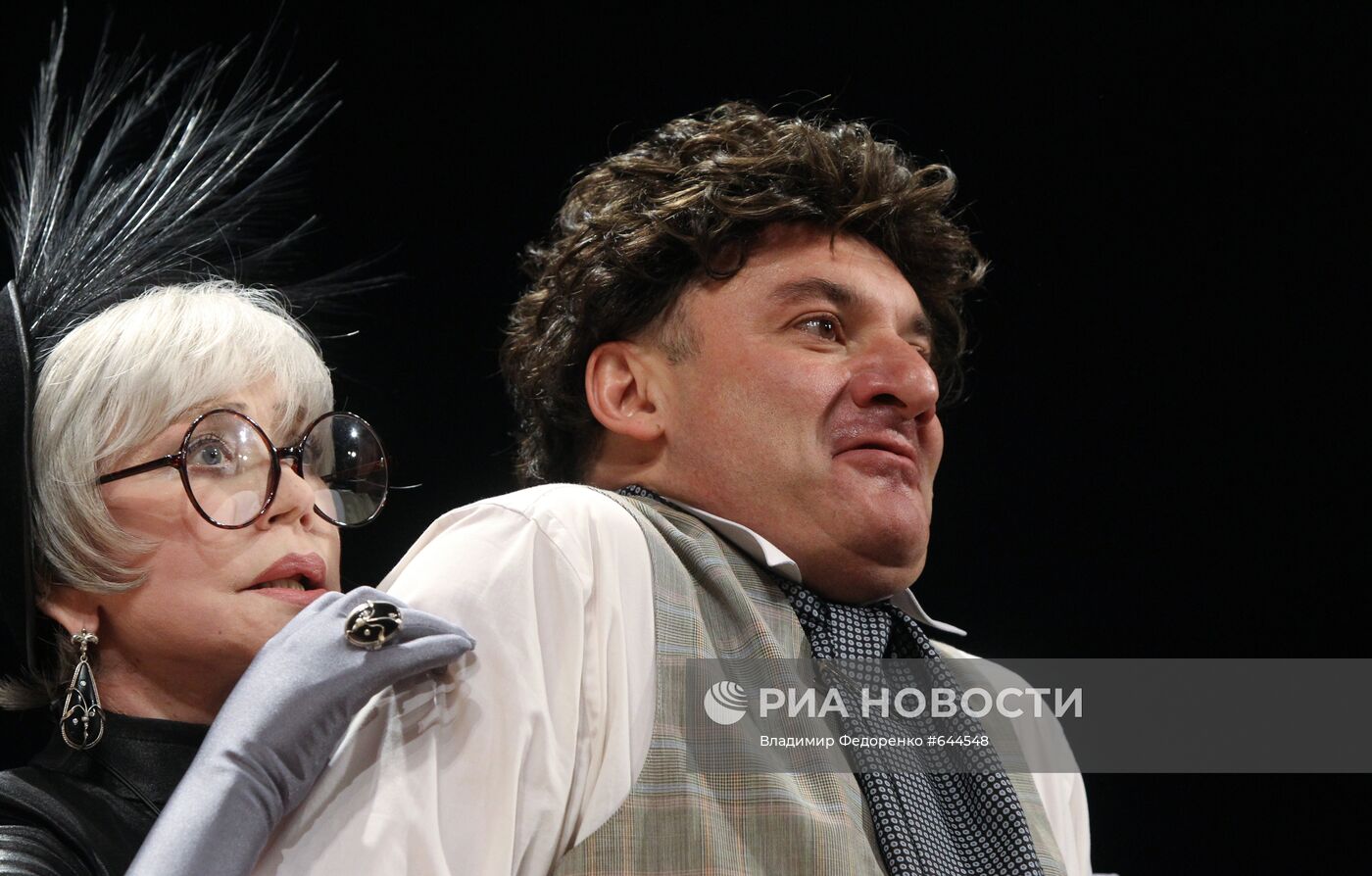 Пресс-показ спектакля "Бешеные деньги" в Театре имени А. Пушкина