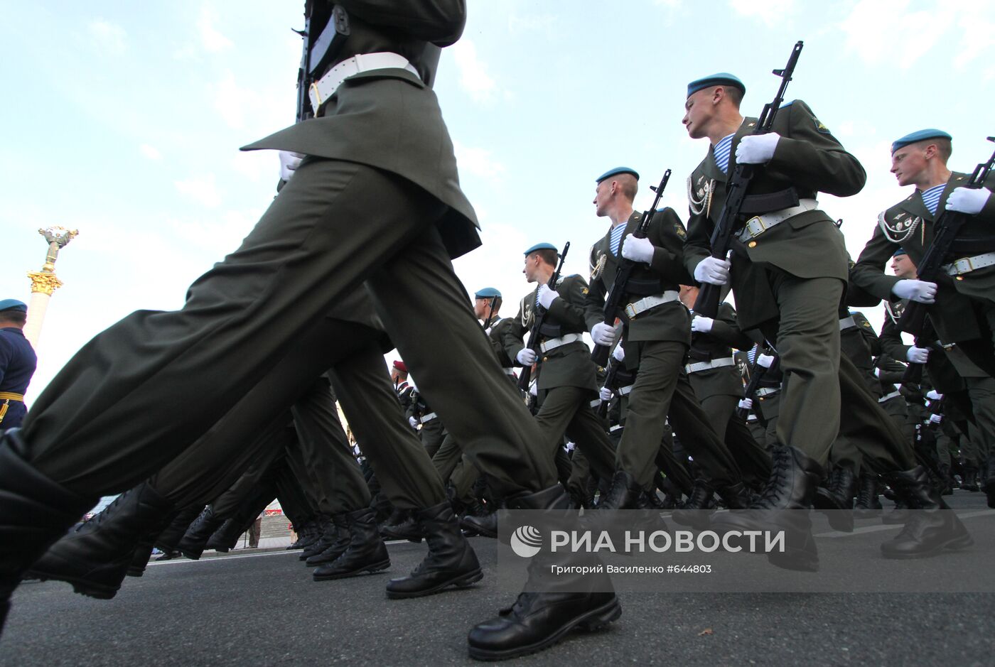 Генеральная репетиция парада ко Дню Победы в Киеве