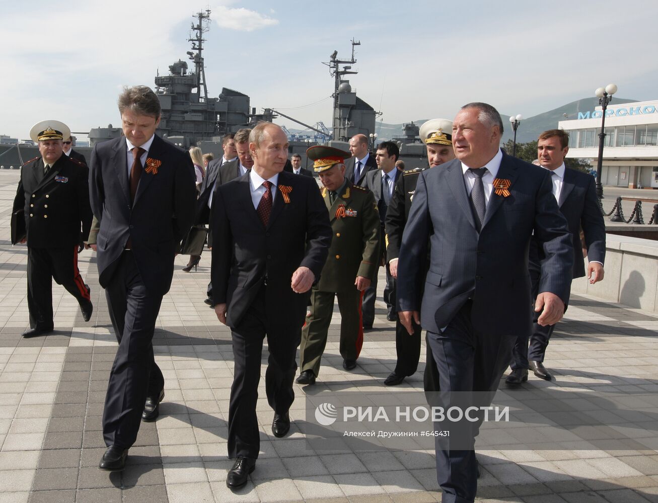 Рабочая поездка Владимира Путина в Новороссийск