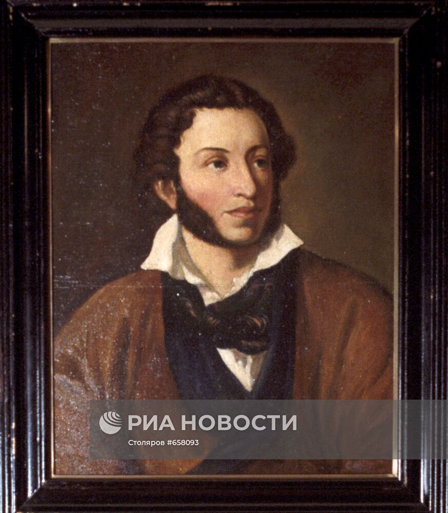Копия портрета А.С.Пушкина работы В.А.Тропинина