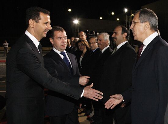 Официальный визит Дмитрия Медведева в Сирию