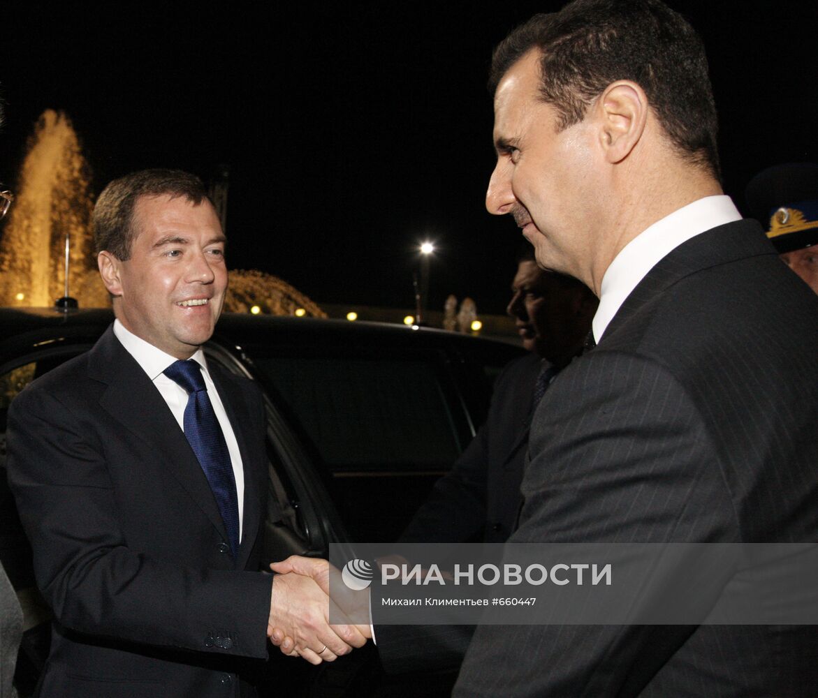 Официальный визит Дмитрия Медведева в Сирию