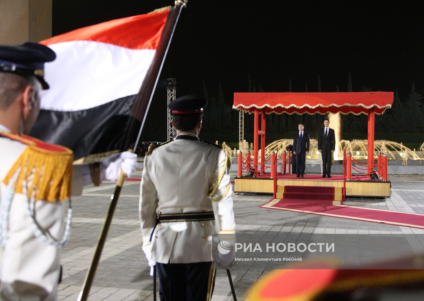 Официальный визит Дмитрия Медведева в Сирию