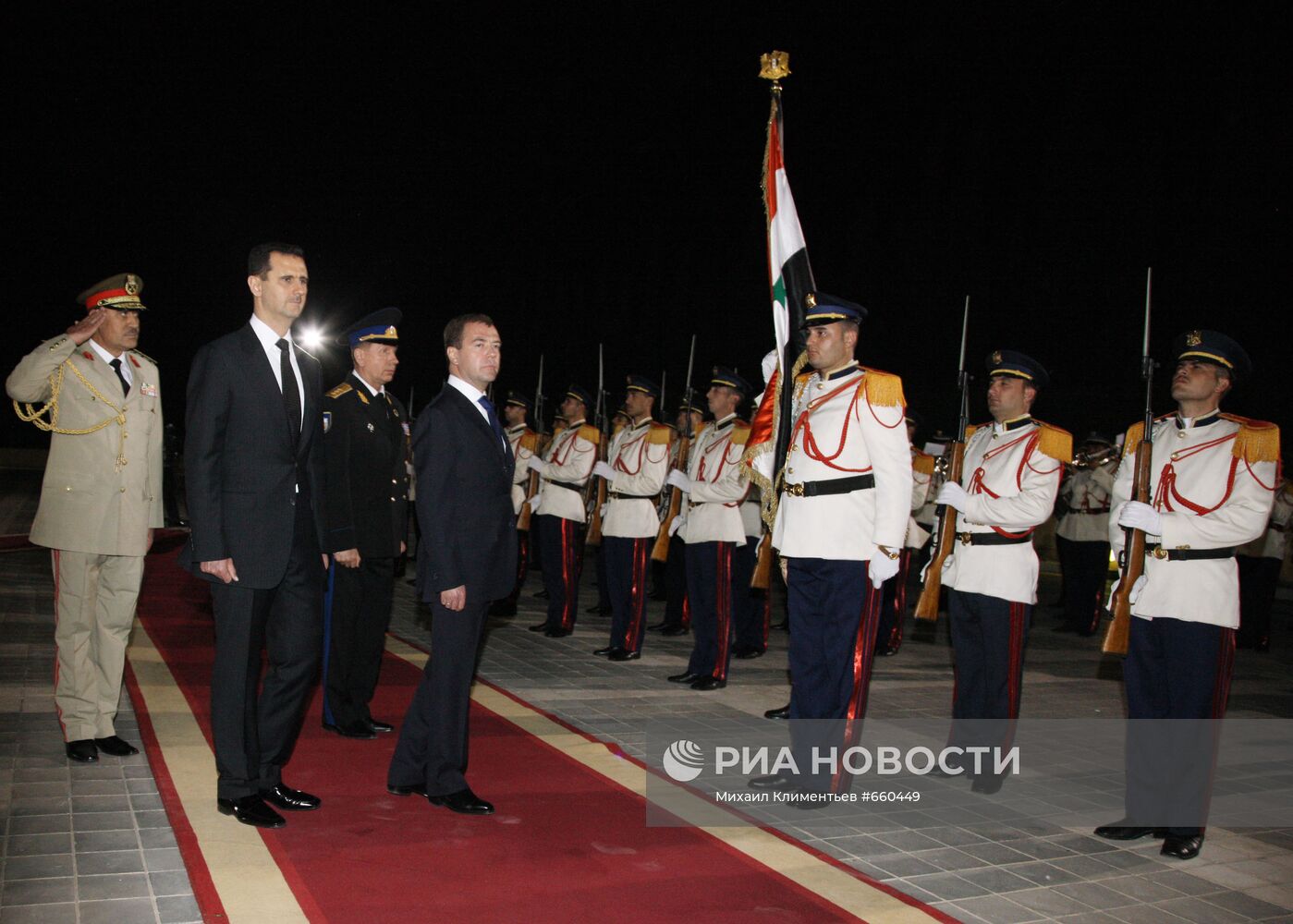 Официальный визит Дмитрия Медведева в Сирию