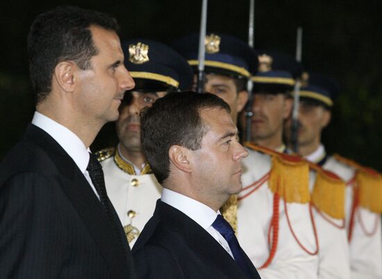 Официальный визит Дмитрия Медведева в Сирию