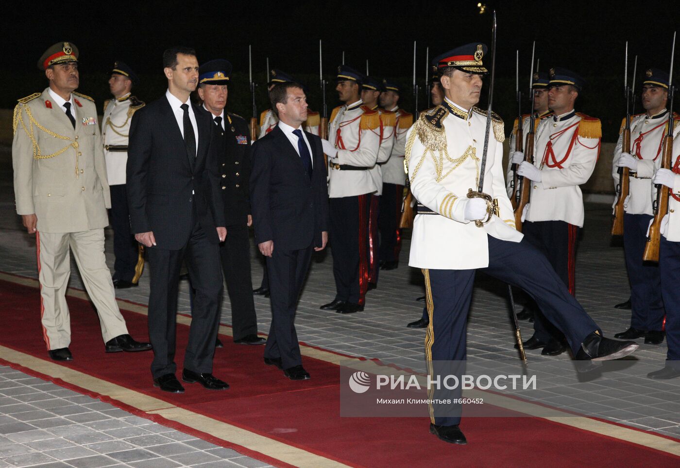 Официальный визит Дмитрия Медведева в Сирию