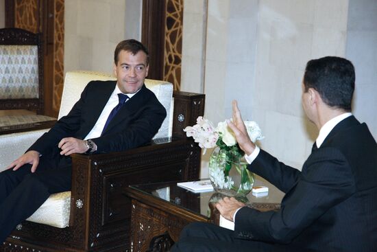 Официальный визит Дмитрия Медведева в Сирию