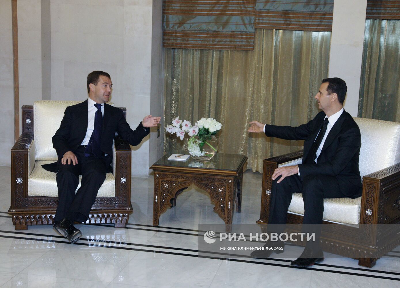 Официальный визит Дмитрия Медведева в Сирию