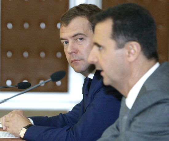 Официальный визит Дмитрия Медведева в Сирию. 2-й день