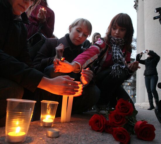 В Новокузнецке прошла акция памяти по погибшим шахтерам