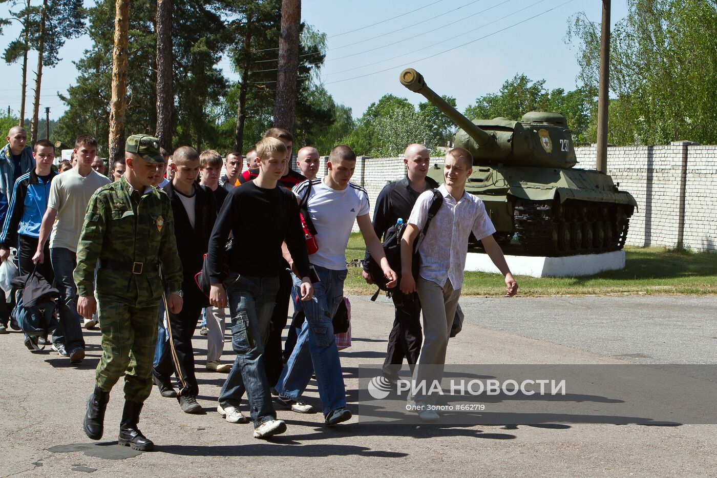 Служба в президентском полку по призыву