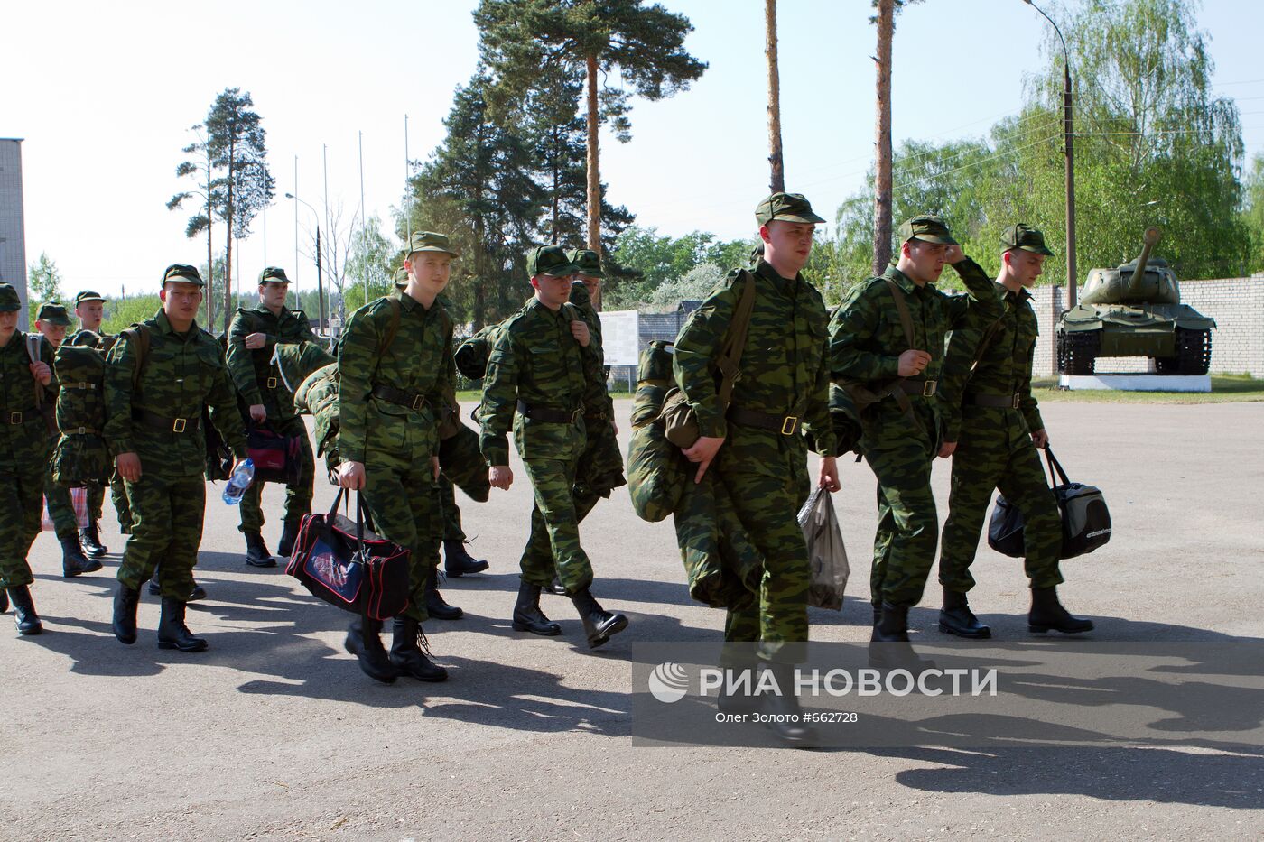 Служба в президентском полку по призыву