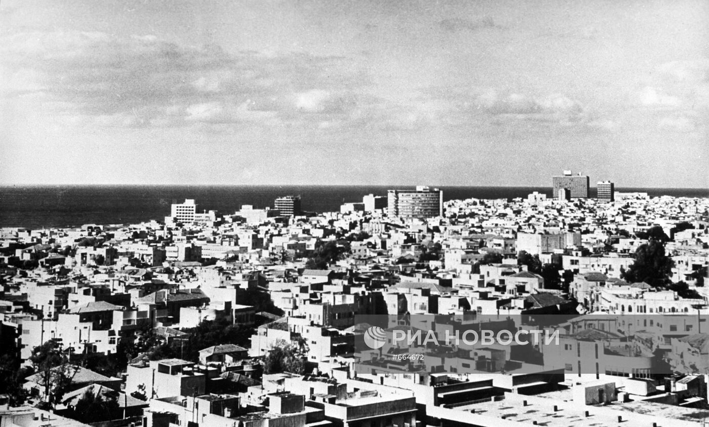 Вид на город Тель-Авив