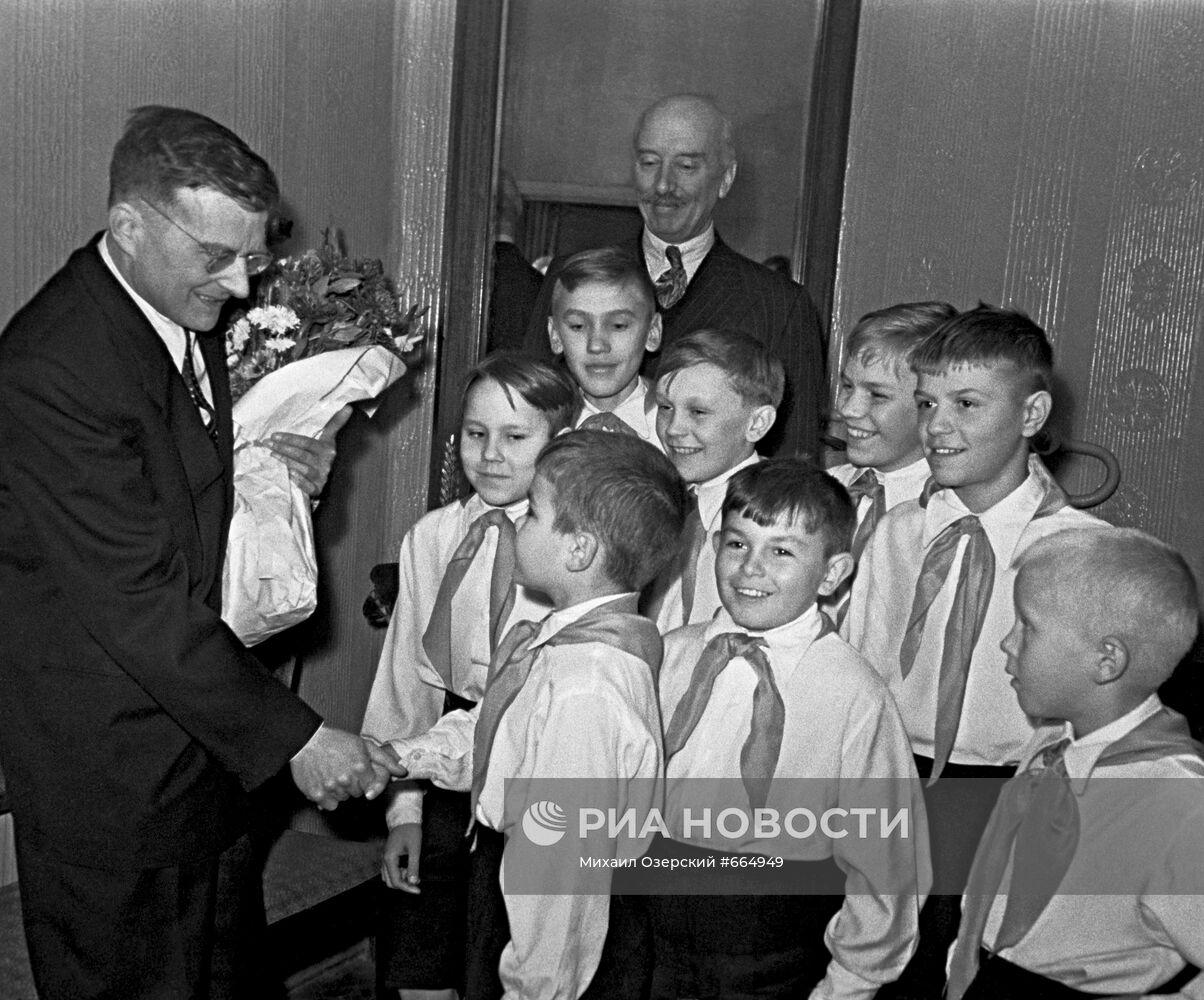 Композитор Дмитрий Дмитриевич Шостакович