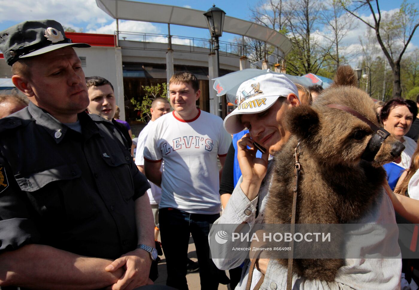 Медвежонок уличного фотографа