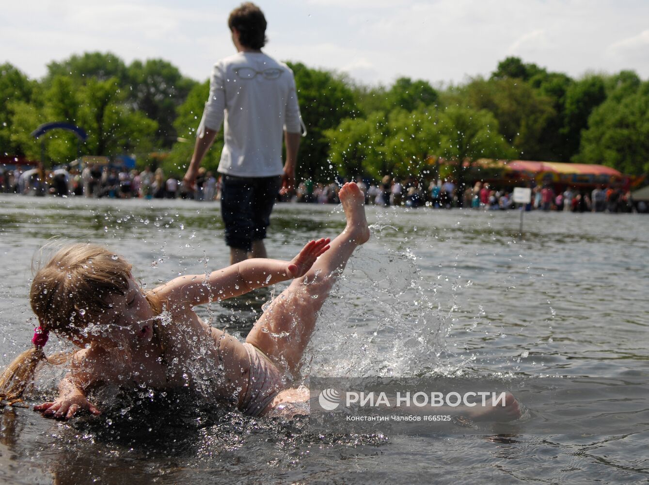 Фонтан в парке Горького