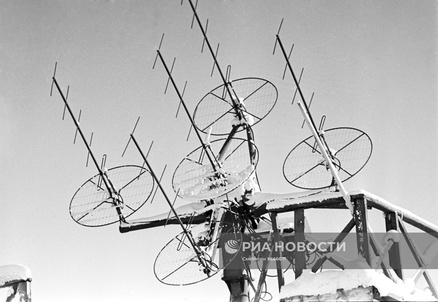 Антенны для приема сигналов радиозондов
