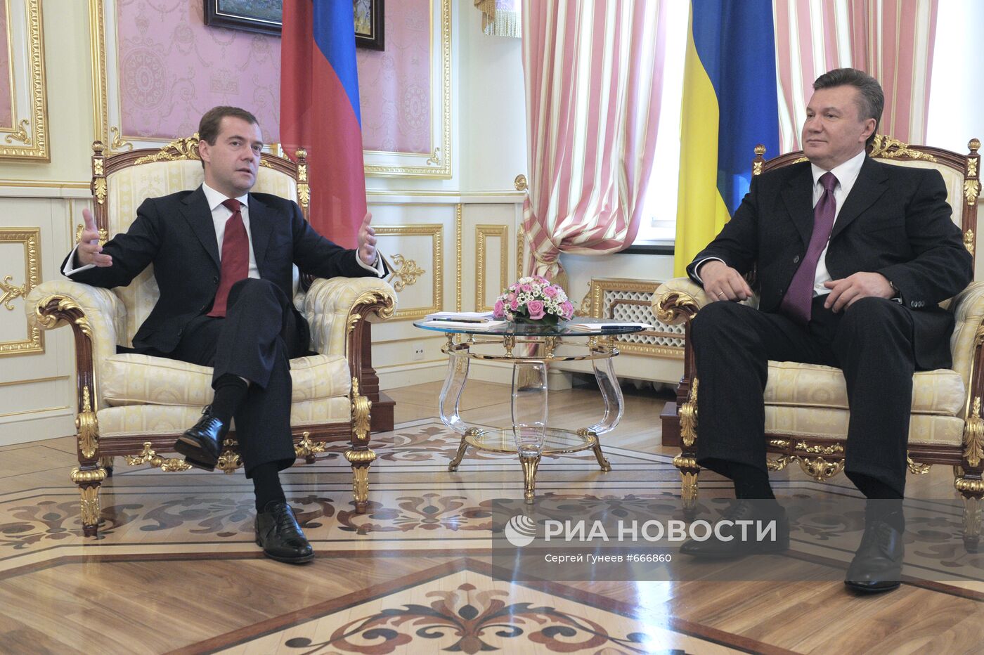 Визит Д.Медведева на Украину