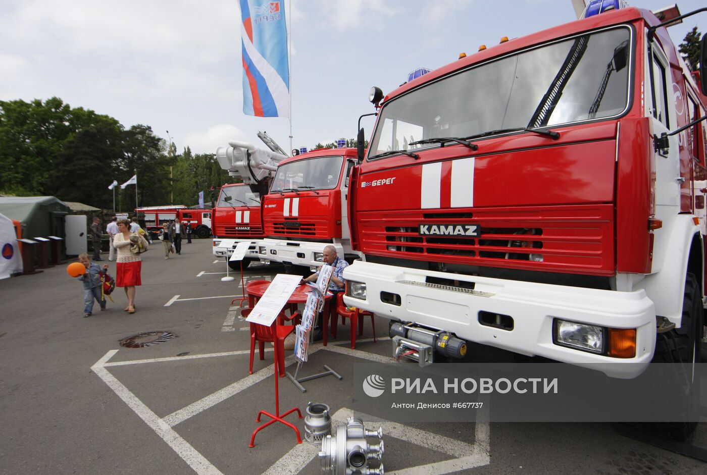 Пожарный автомобиль АКТ "КАМАЗ-БЕРЕГ"