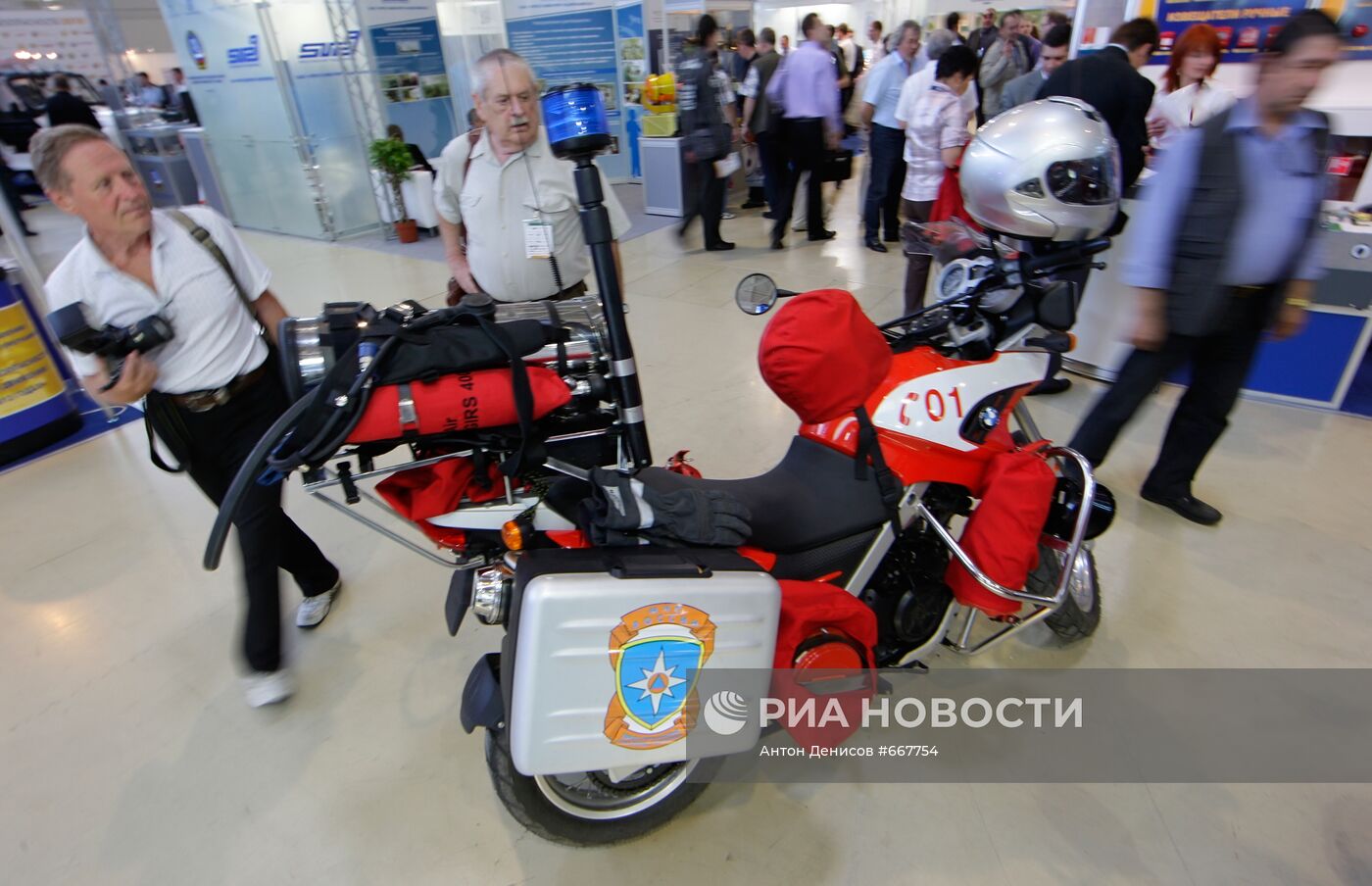 Новый мотоцикл для сотрудников МЧС РФ