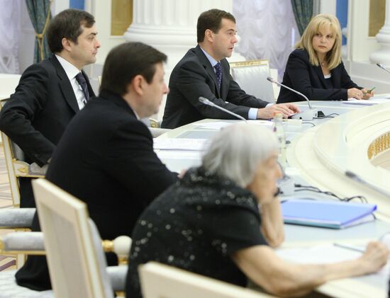 Заседание в Кремле по правам человека на Северном Кавказе