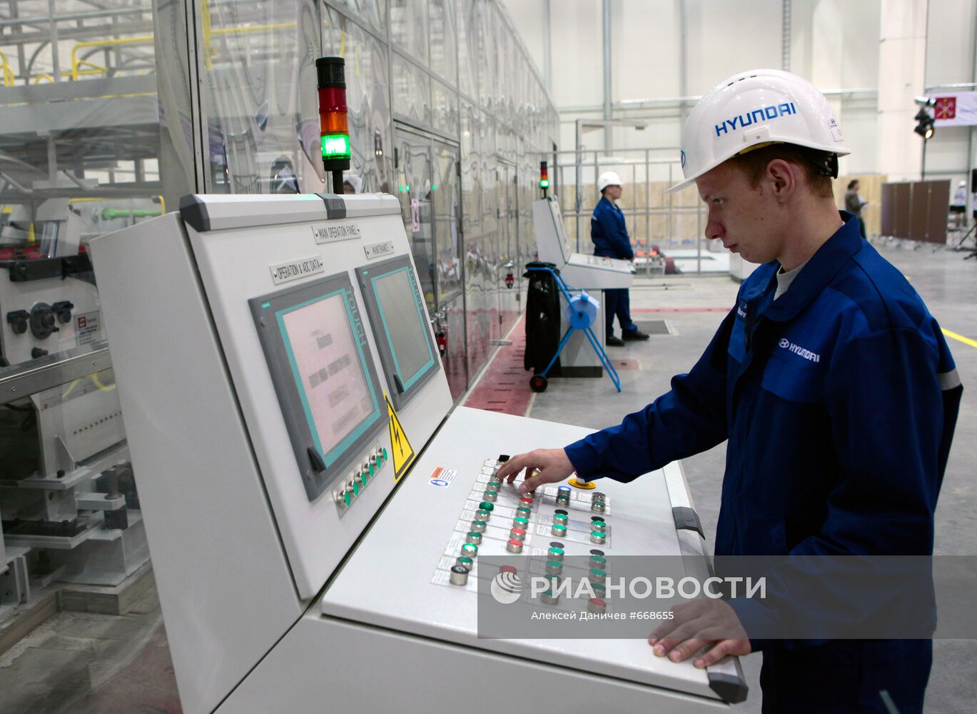Тестовый запуск штамповочной линии Hyundai в Санкт-Петербурге