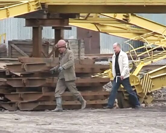 Авария на шахте "Алексиевская" в городе Ленинске-Кузнецком
