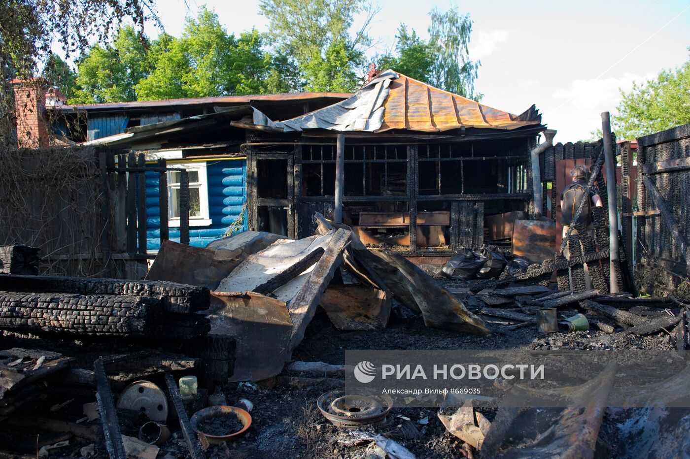 В Доме Паустовского в Тарусе сгорела жилая половина