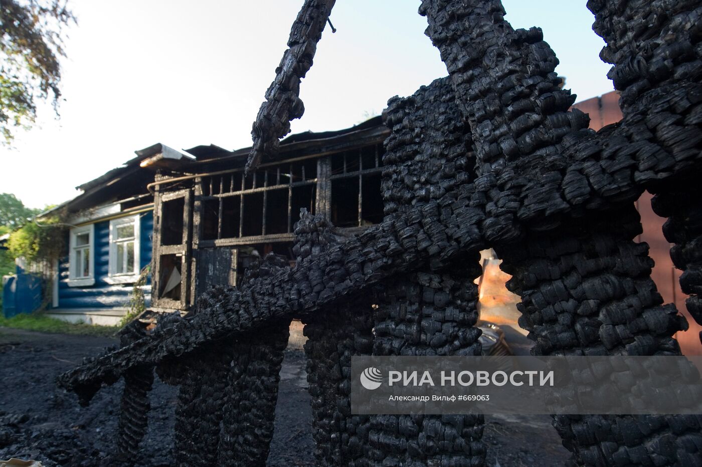 В Доме Паустовского в Тарусе сгорела жилая половина