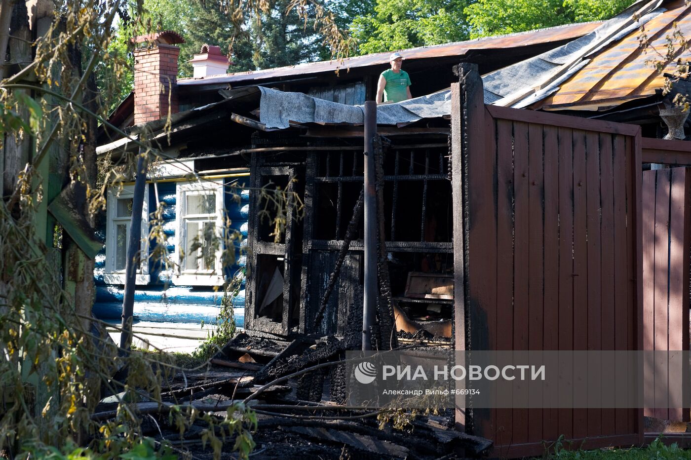 В Доме Паустовского в Тарусе сгорела жилая половина